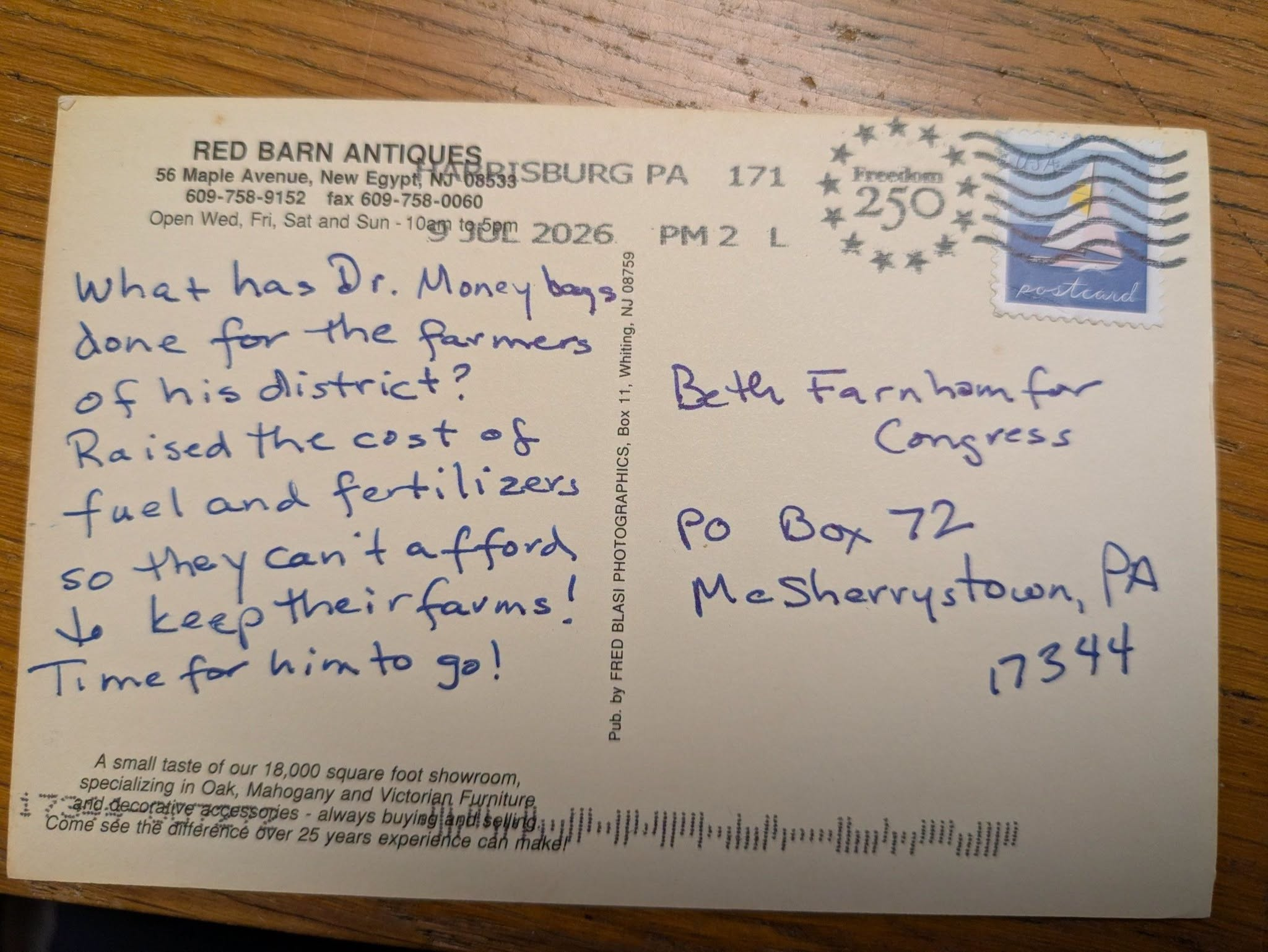 An Anonymous Postcarder Nails the Truth About Joyce’s Lack of Support for Farmers